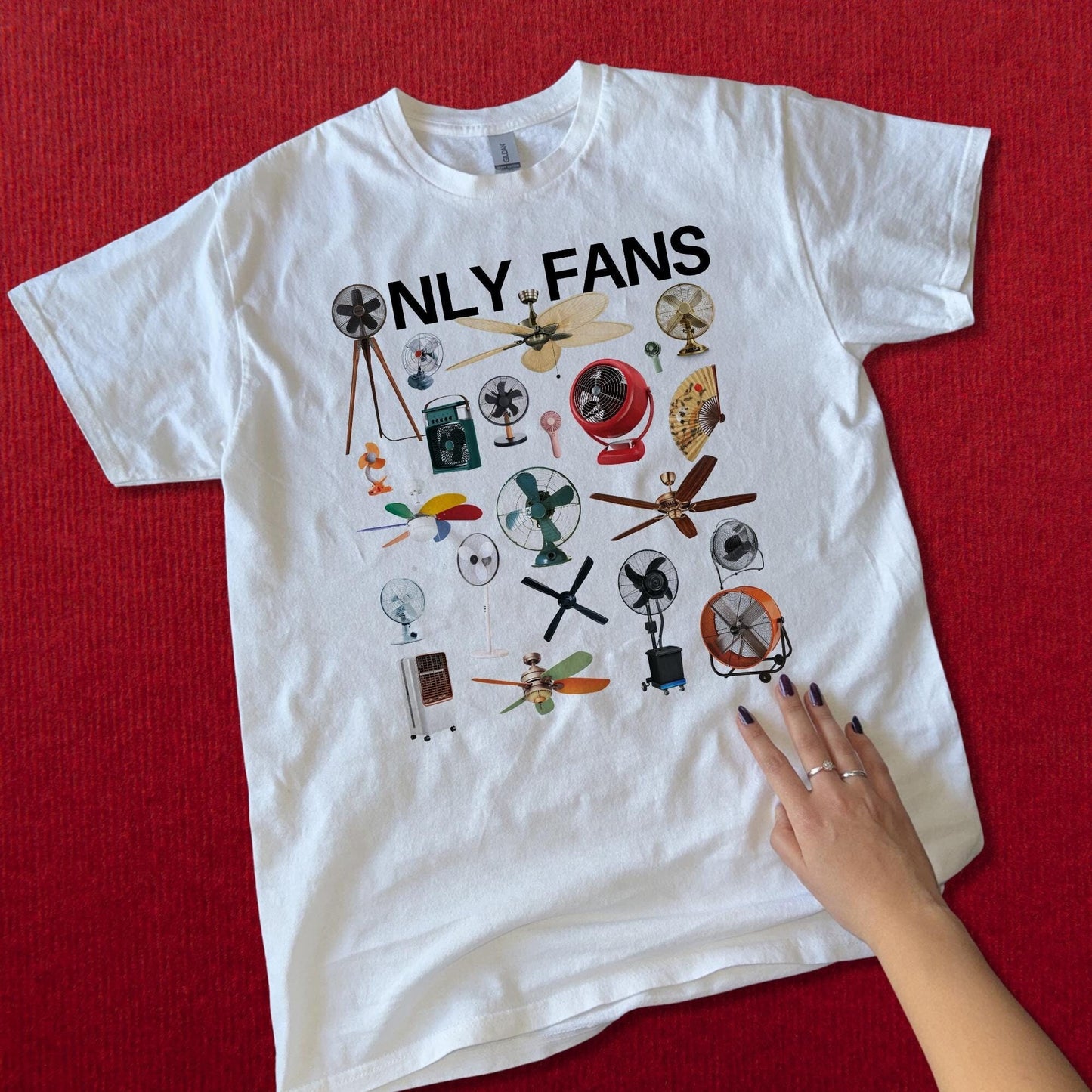 ONLYFANS T-Shirt – A Unique Y2K Graphic Tee with Ironic Meme Vibes, Perfect for GenZ, Weirdcore Aesthetic, and 90s TikTok-Inspired Style