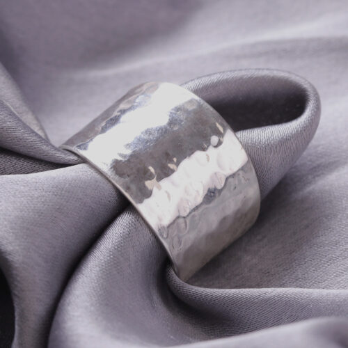 Artisan Crafted Sterling Silver Band Ring from India, 'Far Future'