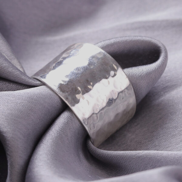 Artisan Crafted Sterling Silver Band Ring from India, 'Far Future'