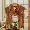 Artisan Crafted Rayon Chenille Scarf from Central America 'Autumn Breeze' Artisan Crafted Rayon Chenille Scarf from Central America 'Autumn Breeze'