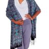 Batik Silk Shawl Handmade in Indonesia 'Blue Sarangan' Batik Silk Shawl Handmade in Indonesia 'Blue Sarangan'