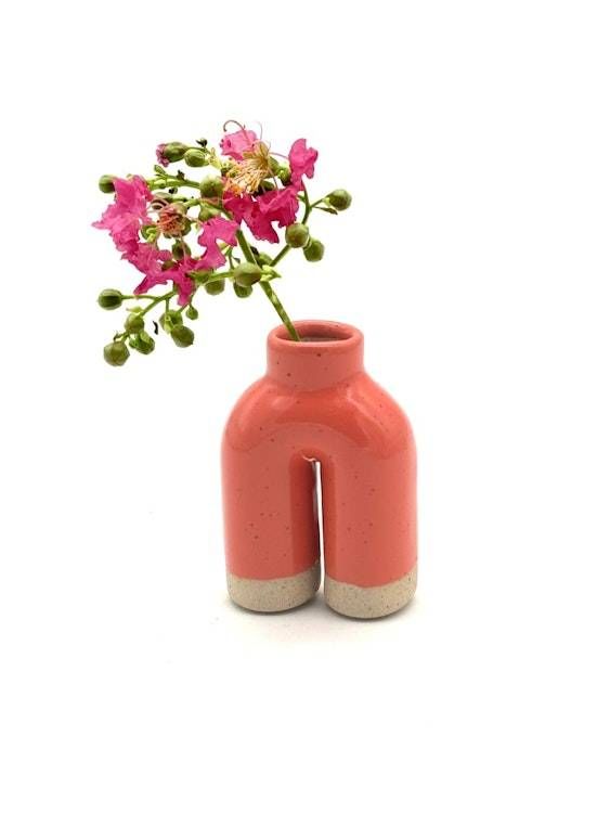 Bud Vase Happy Feet in Yellow Bud Vase Happy Feet in Yellow