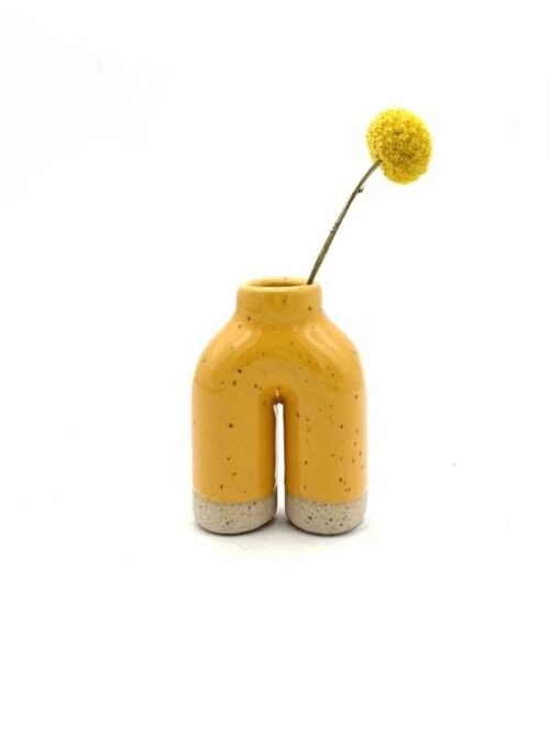 Bud Vase Happy Feet in Yellow Bud Vase Happy Feet in Yellow