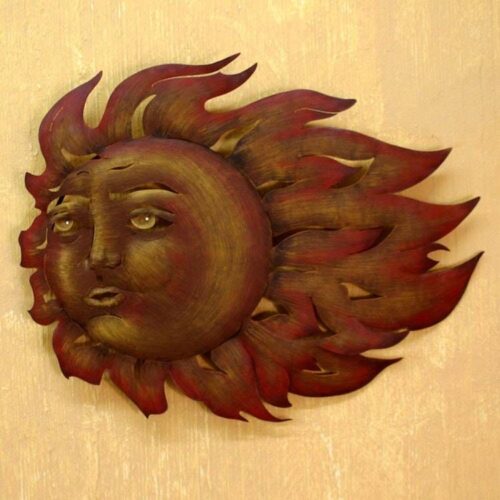 Fair Trade Steel Wall Art Sculpture 'The Sun's Song' Fair Trade Steel Wall Art Sculpture 'The Sun's Song'