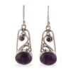 Fantasy-Themed Birthstone Amethyst Jewel Dangle Earrings 'Magical Portals' Fantasy-Themed Birthstone Amethyst Jewel Dangle Earrings 'Magical Portals'