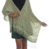 Green Truntum Patterned 100 Silk Batik Shawl 'Truntum Ijo' Green Truntum Patterned 100 Silk Batik Shawl 'Truntum Ijo'