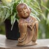 Hand-Carved Wood Sculpture Inspired by The Laughing Buddha 'Spread the Love' Hand-Carved Wood Sculpture Inspired by The Laughing Buddha 'Spread the Love'