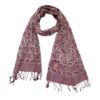 Hand Dyed Batik Scarf - Soft Cotton - Plum Haze, Purple Hand Dyed Batik Scarf - Soft Cotton - Plum Haze, Purple