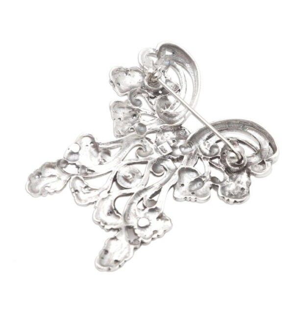 Hand Made Sterling Silver Butterfly Brooch 'Butterfly Forest' Hand Made Sterling Silver Butterfly Brooch 'Butterfly Forest'