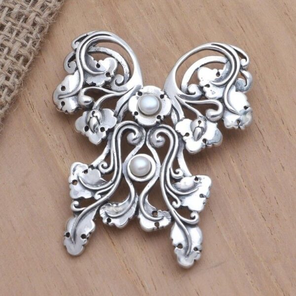 Hand Made Sterling Silver Butterfly Brooch 'Butterfly Forest' Hand Made Sterling Silver Butterfly Brooch 'Butterfly Forest'