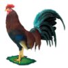 Hand Painted Steel Bird Wall Art 'Proud Rooster' Hand Painted Steel Bird Wall Art 'Proud Rooster'