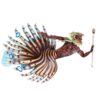 Handcrafted Neptune Steel Wall Art in a Dark Color Scheme 'Neptune Altar' Handcrafted Neptune Steel Wall Art in a Dark Color Scheme 'Neptune Altar'