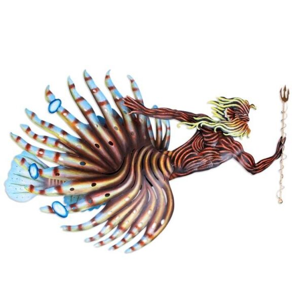 Handcrafted Neptune Steel Wall Art in a Dark Color Scheme 'Neptune Altar' Handcrafted Neptune Steel Wall Art in a Dark Color Scheme 'Neptune Altar'