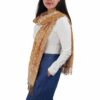 Handmade Batik Scarf, Soft Cotton, Frangipani, Kamboja, Yellow, Brown, Cream, Fall, Autumn Handmade Batik Scarf, Soft Cotton, Frangipani, Kamboja, Yellow, Brown, Cream, Fall, Autumn