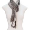 Handwoven Grey Rayon Chenille Scarf from Guatemala 'Infinite Universe' Handwoven Grey Rayon Chenille Scarf from Guatemala 'Infinite Universe'
