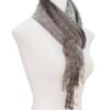 Handwoven Grey Rayon Chenille Scarf from Guatemala 'Infinite Universe' Handwoven Grey Rayon Chenille Scarf from Guatemala 'Infinite Universe'