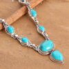 High-Polished Magnesite Cabochon Link Necklace Made in India 'Dreams from Heaven'