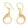 Peacock-Themed 18k Gold-Plated Brass Dangle Earrings 'Peacock Radiance' Peacock-Themed 18k Gold-Plated Brass Dangle Earrings 'Peacock Radiance'