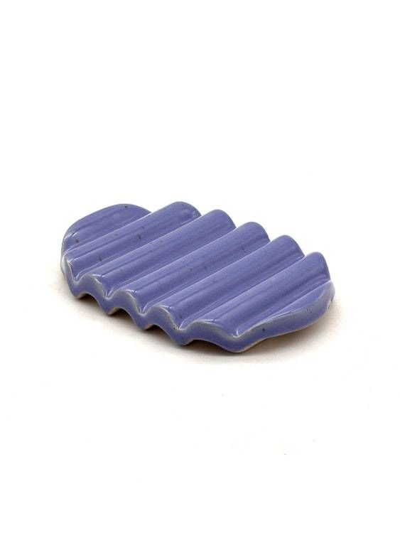 Squiggle Soap Dish in Purple Tang