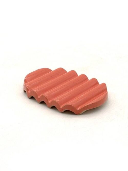 Squiggle Soap Dish in Red Lobsters Squiggle Soap Dish in Red Lobsters