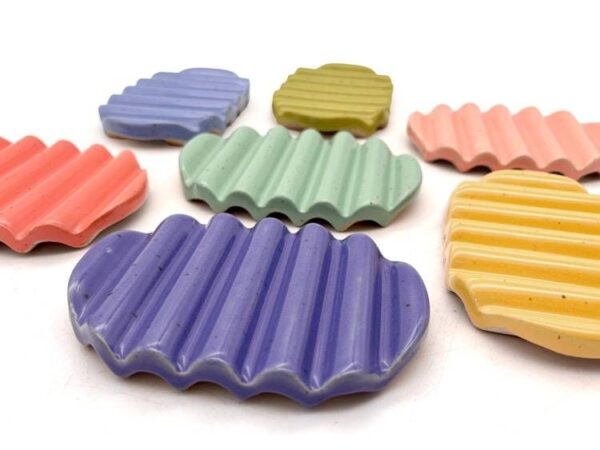 Squiggle Soap Dish in Yellow Sunshine Squiggle Soap Dish in Yellow Sunshine