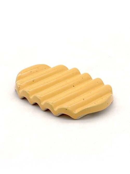 Squiggle Soap Dish in Yellow Sunshine Squiggle Soap Dish in Yellow Sunshine