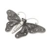 Sterling Silver and Onyx Butterfly Brooch 'Breathtaking Butterfly'