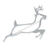 Sterling Silver Brooch Pin Taxco Artisan Jewelry 'Deer Protector'