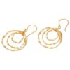 Whirlpool-Shaped 18k Gold-Plated Brass Dangle Earrings 'Victory Whirlpool' Whirlpool-Shaped 18k Gold-Plated Brass Dangle Earrings 'Victory Whirlpool'