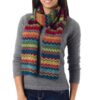 Women's Alpaca Wool Scarf 'Fresh Winter'