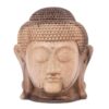 World Peace Project Hand-Carved Wood Buddha Sculpture, Bali 'Enlightenment Peace'